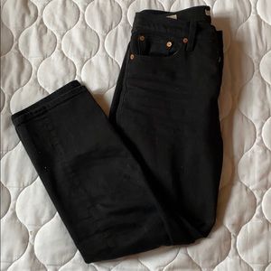 Levi’s Black Wedgie straight jeans